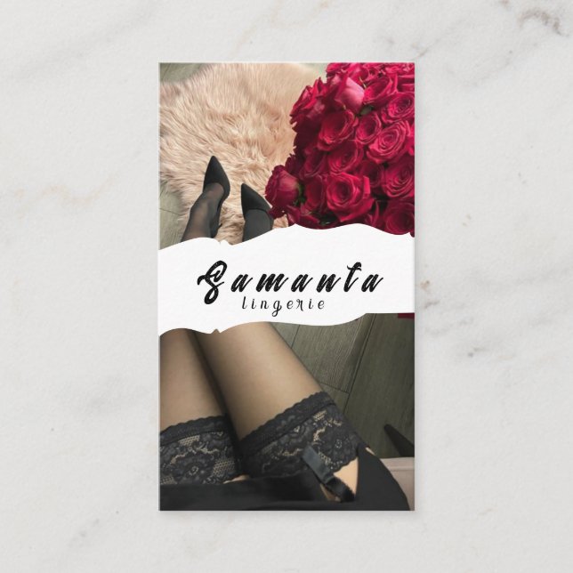Cartão de visita lingerie (Frente)