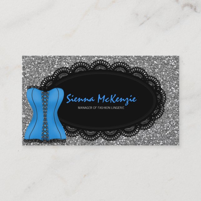Cartão De Visita Lingerie de Moda (Frente)