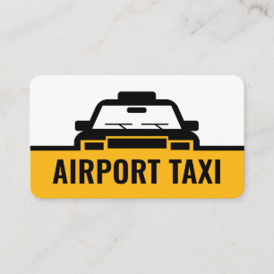 Cartão De Visita Linha de Rota de Carro de Táxi Fronteiriça