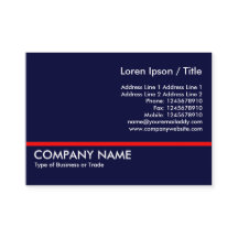 Linha vermelha - azul marinho