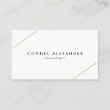 Linhas Douradas Simples Modernas