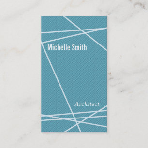Cartão De Visita Linhas Modernas