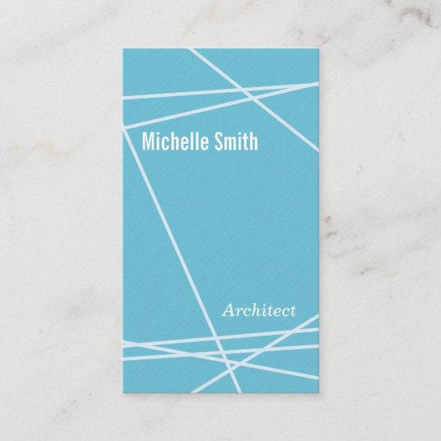 Cartão De Visita Linhas Modernas (Frente)