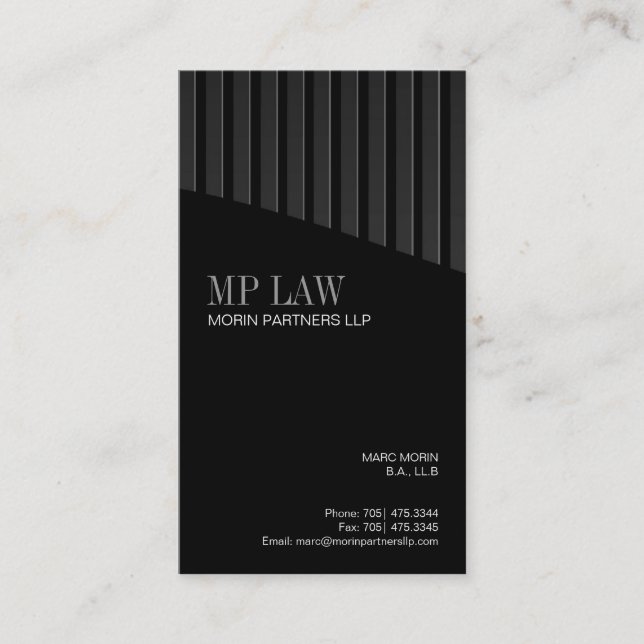 Cartão de visita liso (Frente)