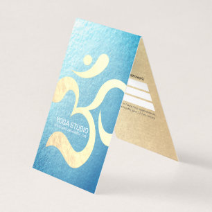 Cartão De Visita Lista de Preços do Símbolo OM de Instrutor de Medi