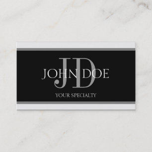 Cartão De Visita Listra horizontal B/B do médico