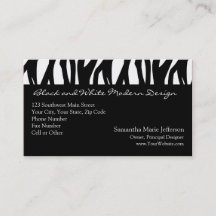 Listra modernista preto e branco