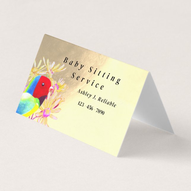 Cartão De Visita Little Bird (Frente)