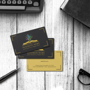 Cartão De Visita Livro de Dreams Magic Fantasy Writer Bookstore