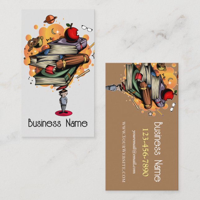 Cartão De Visita Livro Inteligente (Frente/Verso)