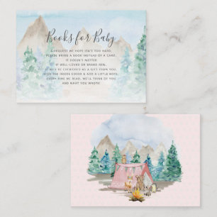 Cartão De Visita Livros de acampamento de animais florestais para r