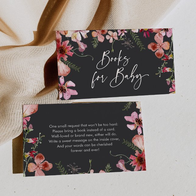 Cartão De Visita Livros De Pink De Cinza Elegante Para Placa De Gab (Criador carregado)