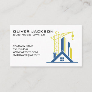 Cartão De Visita Local de construção   Edifícios comerciais