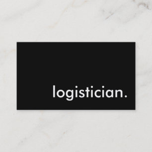Cartão De Visita logisticiano.