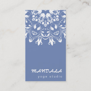 CARTÃO DE VISITA LOGO MANDALA PERSONALIZADO INSTRUTOR DE YOGA