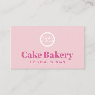 Cartão De Visita Logo Padeiro Chef de Confeitaria Padaria I Rosa