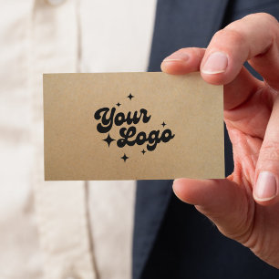Cartão de Visita Logo Rustic Kraft