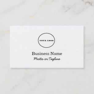 cartão de visita logotipo adicione seu logotipo ca
