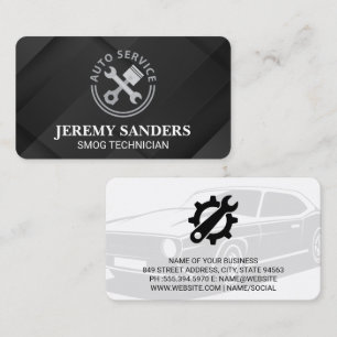 Cartão De Visita Logotipo Auto Fix Serviços de Automóveis Indústr