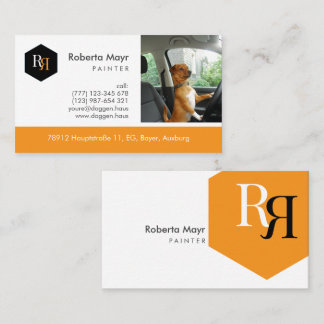 Cartão De Visita Logotipo Automático Profissional
