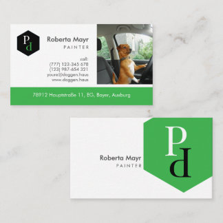 Cartão De Visita Logotipo Automático Profissional