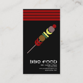 Cartão de Visita Logotipo Caminhão de Alimentação