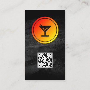 Cartão De Visita Logotipo Coctail   Restaurante   Bar