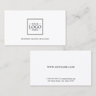 Cartão De Visita Logotipo comercial personalizado profissional