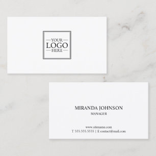 Cartão De Visita Logotipo comercial personalizado profissional
