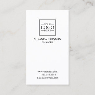 Cartão De Visita Logotipo comercial personalizado profissional