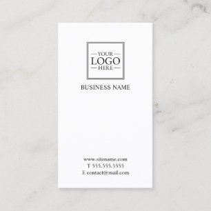 Cartão De Visita Logotipo comercial personalizado profissional