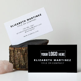 Cartão De Visita Logotipo comercial Simples, moderno e mínimo profi