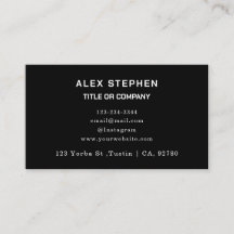 Logotipo corporativo | Black Minimalist Profession