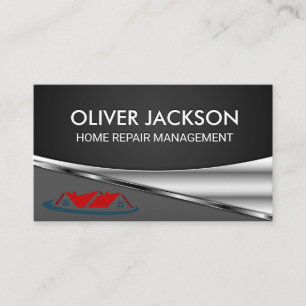 Cartão De Visita Logotipo da Casa de Hipotecas Imóveis