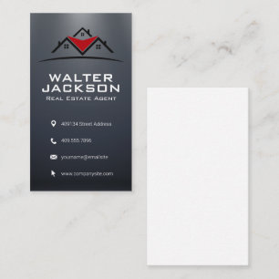 Cartão De Visita Logotipo da casa   Imóveis