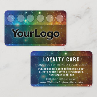 Cartão De Visita Logotipo da Empresa Artesanal Estrelas da Galáxia