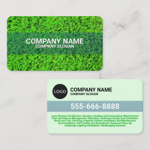 Cartão De Visita (Logotipo da Empresa Paisaging) Grass & Lawn Care