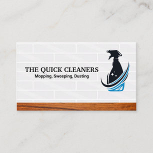 Cartão De Visita Logotipo da Home Bubbles Spray de Limpeza