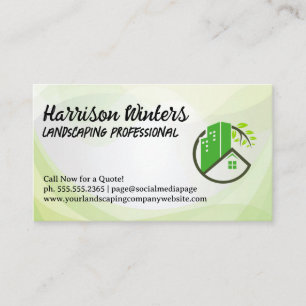 Cartão De Visita Logotipo da Landscape Properties