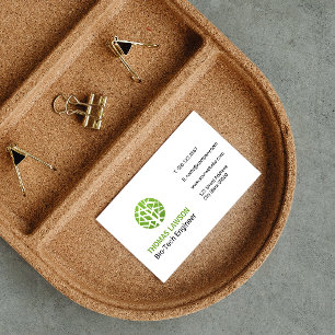 Cartão De Visita Logotipo da natureza  Logotipo moderno estilizado