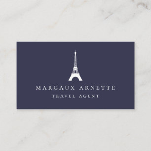Cartão De Visita Logotipo da torre Eiffel