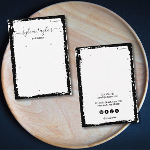 Cartão De Visita logotipo de adição de quadro de visualização minim