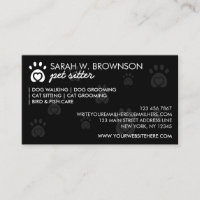Logotipo de animal de estimação Patas com Coração 