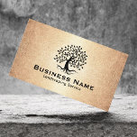 Cartão De Visita Logotipo de árvore Paisaging & Lawn Care Vintage D<br><div class="desc">Logotipo de árvore profissional de paisagismo e cuidados lançados Vintage Dourada Cartão de visita.</div>