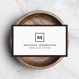 CARTÃO DE VISITA LOGOTIPO DE CAIXA COM O SEU NÚMERO INICIAL/MONOGRA