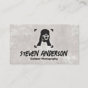 Cartão De Visita Logotipo de Câmera Fotógrafo Artista