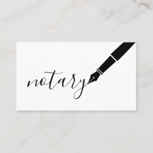 Cartão De Visita Logotipo de Caneta de Caligrafia Freelance Agente 