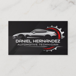 Cartão De Visita Logotipo de carro desportivo   Assistência Automát