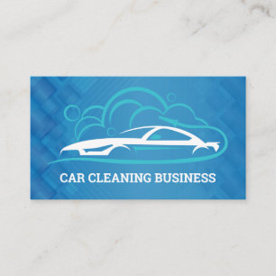 Cartão De Visita Logotipo de carro esportivo de lava-rápido
