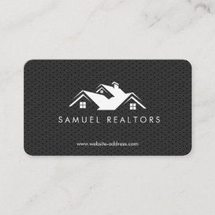 Cartão De Visita Logotipo de casa de imóveis moderno e elegante per